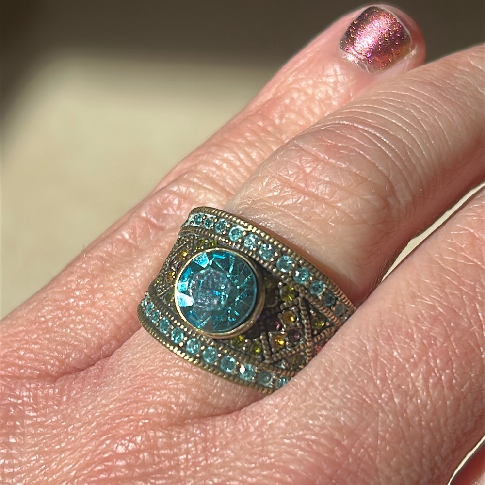 Heidi Daus jeweled ring